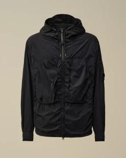 Overshirt<C.P. Company Chrome-R Hooded Overshirt Total Eclipse – Blue