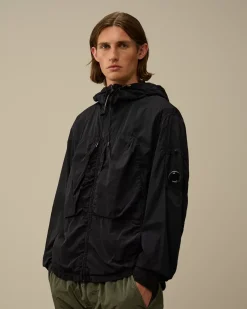 Overshirt<C.P. Company Chrome-R Hooded Overshirt Total Eclipse – Blue