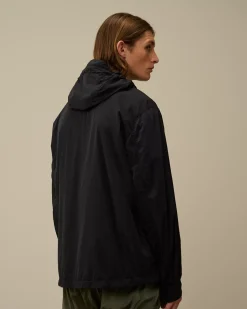 Overshirt<C.P. Company Chrome-R Hooded Overshirt Total Eclipse – Blue