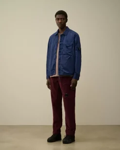 Overshirt<C.P. Company Chrome-R Lens Overshirt Estate Blue
