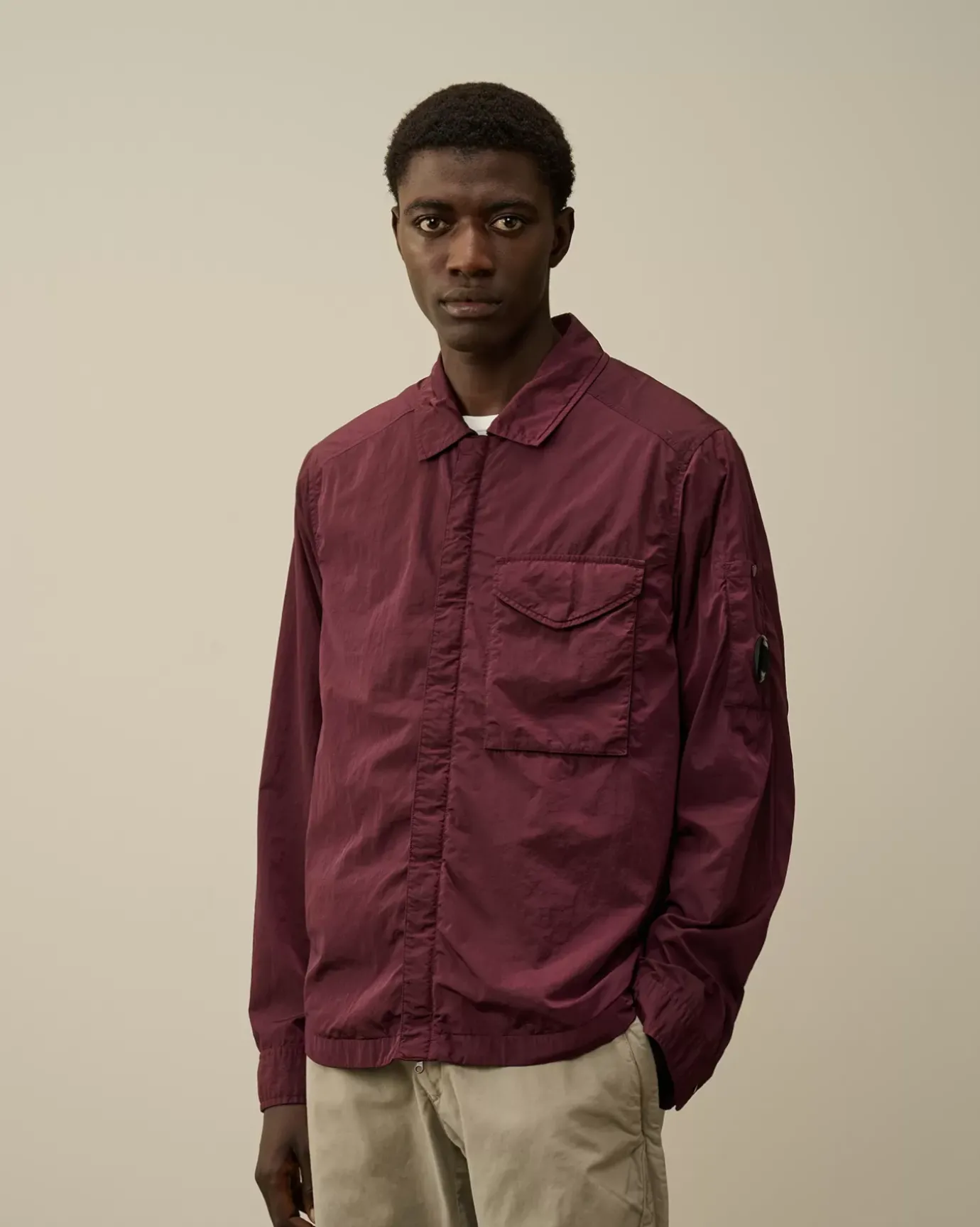 Overshirt<C.P. Company Chrome-R Lens Overshirt Potent Purple