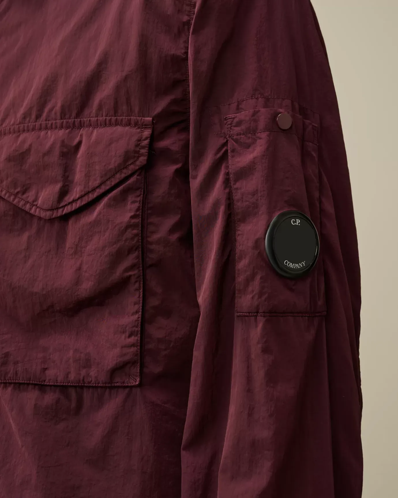 Overshirt<C.P. Company Chrome-R Lens Overshirt Potent Purple