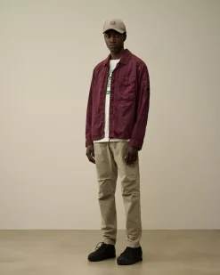 Overshirt<C.P. Company Chrome-R Lens Overshirt Potent Purple