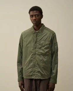 Overshirt<C.P. Company Chrome-R Lens Overshirt Grape Leaf – Green