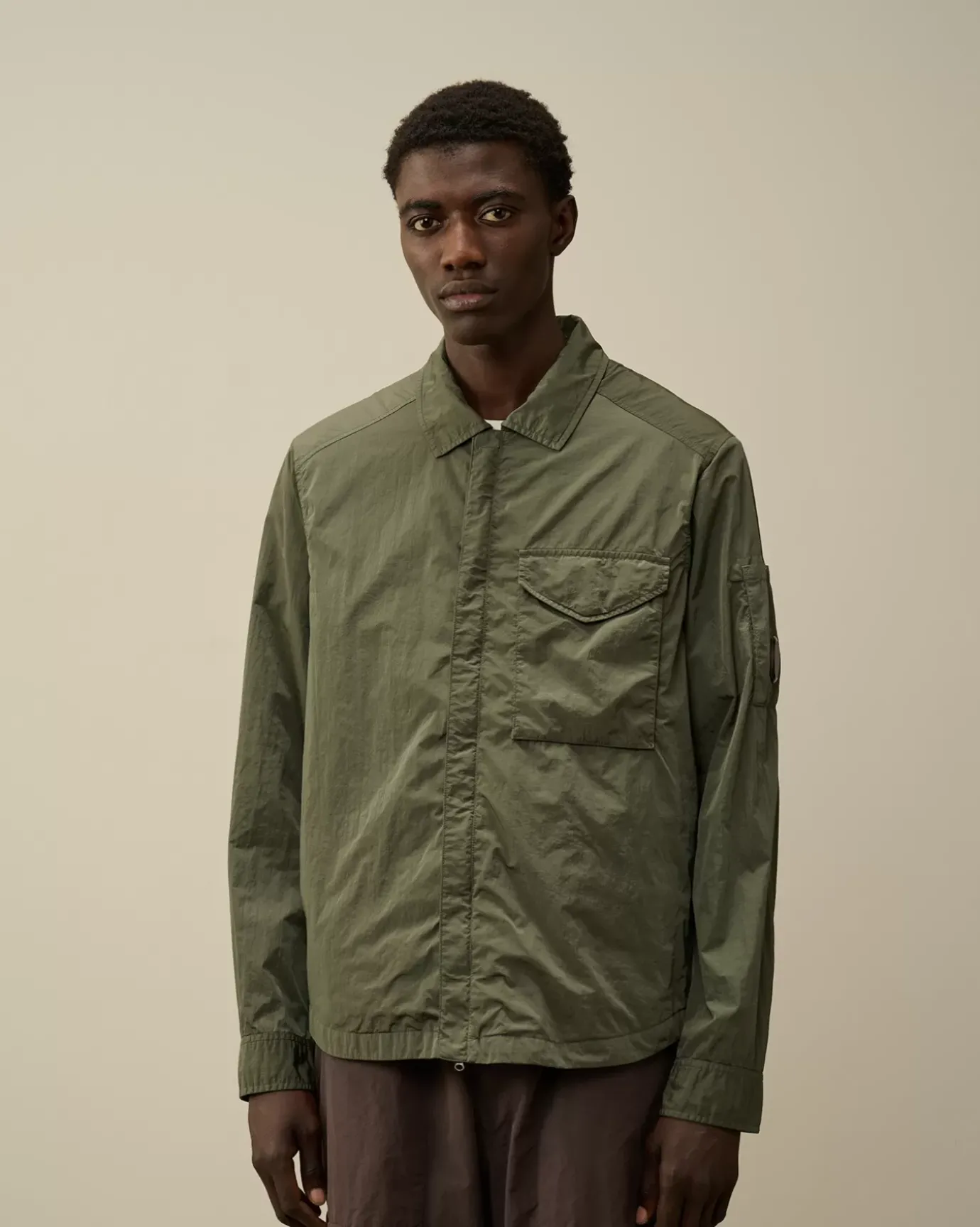 Overshirt<C.P. Company Chrome-R Lens Overshirt Grape Leaf – Green