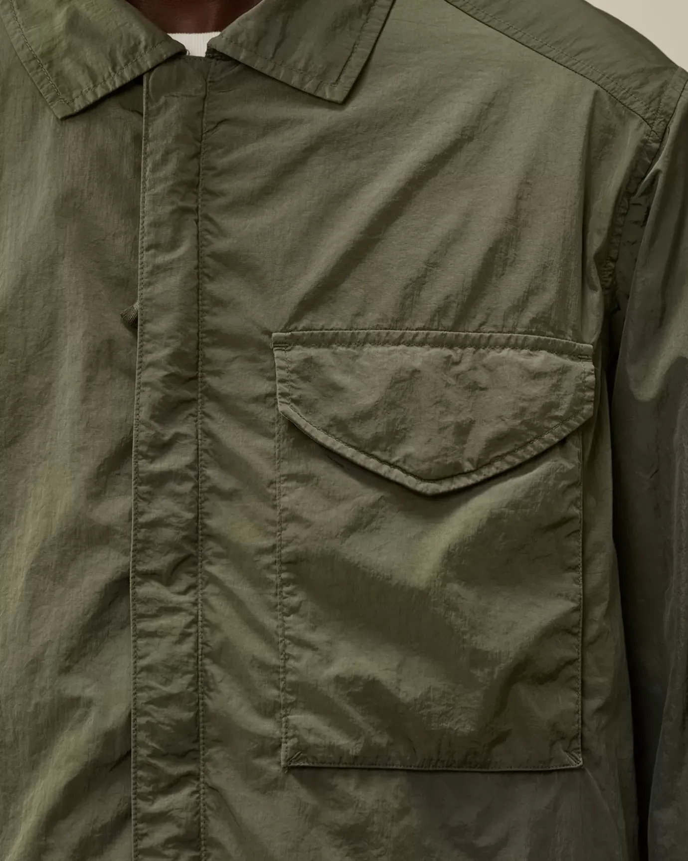 Overshirt<C.P. Company Chrome-R Lens Overshirt Grape Leaf – Green