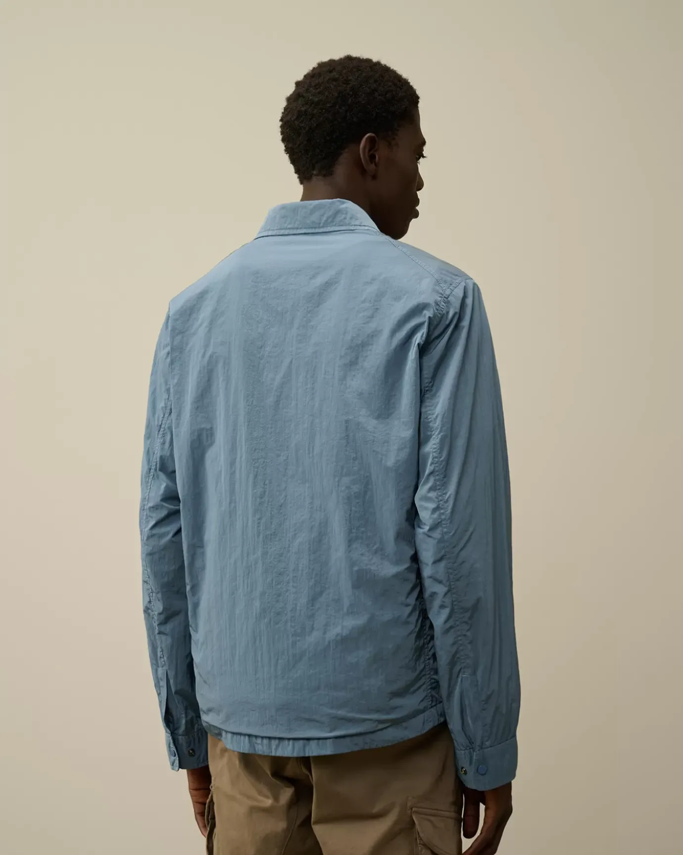 Overshirt<C.P. Company Chrome-R Lens Overshirt Flint Stone – Blue