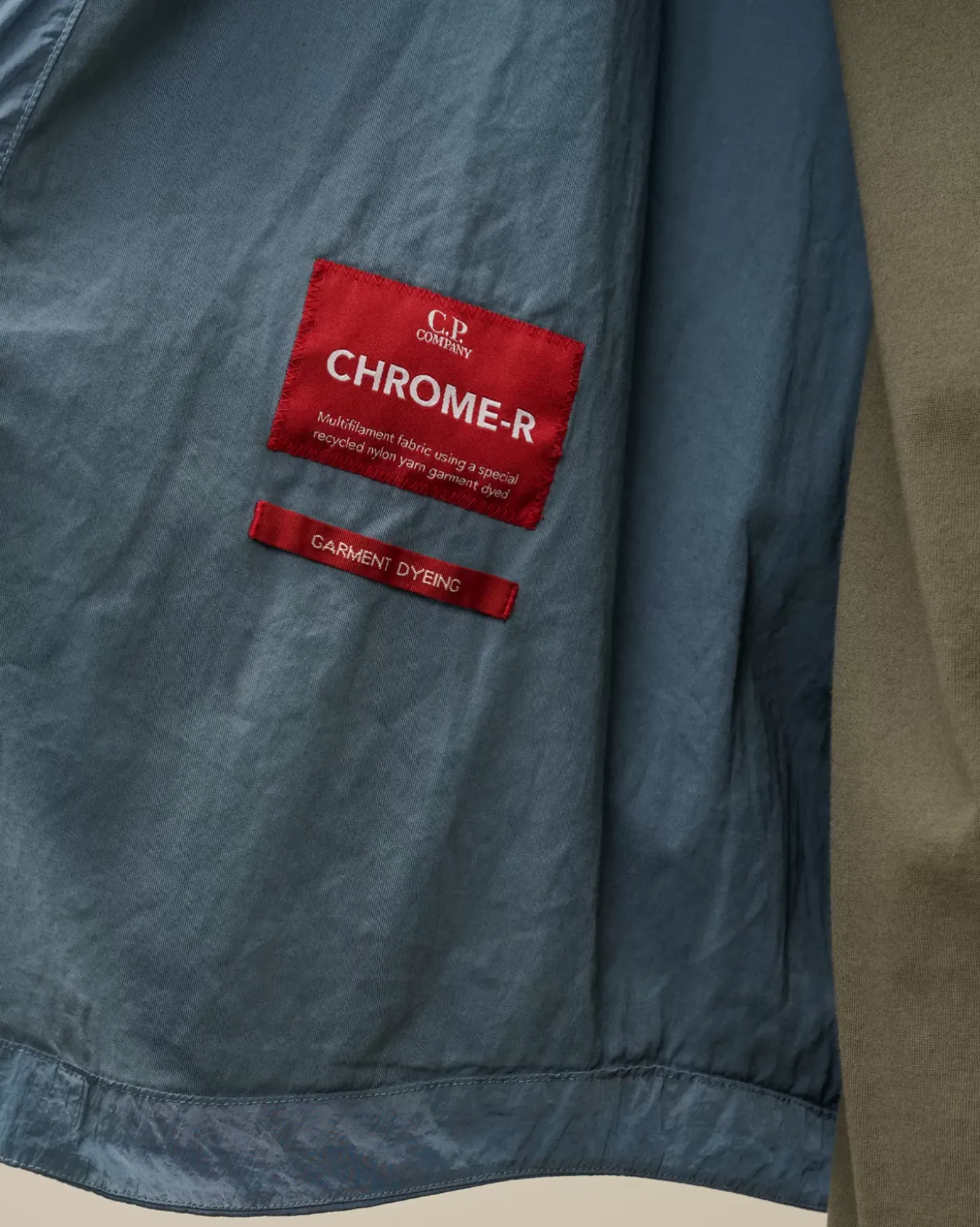 Overshirt<C.P. Company Chrome-R Lens Overshirt Flint Stone – Blue