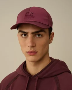 Hats<C.P. Company Chrome-R Logo Cap Potent Purple