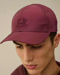 Hats<C.P. Company Chrome-R Logo Cap Potent Purple