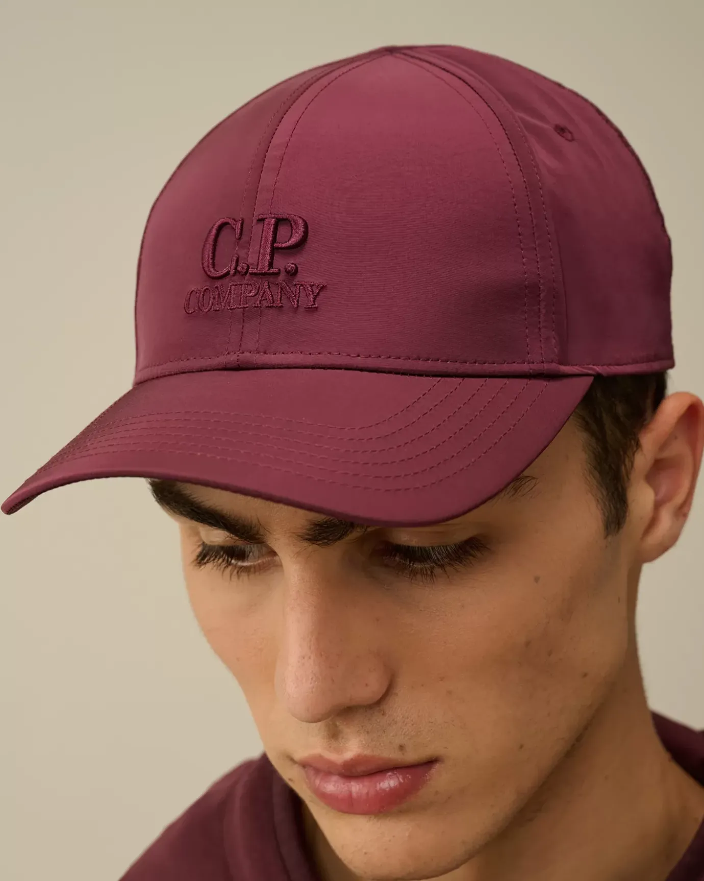 Hats<C.P. Company Chrome-R Logo Cap Potent Purple