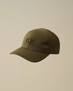 Hats<C.P. Company Chrome-R Logo Cap Ivy Green