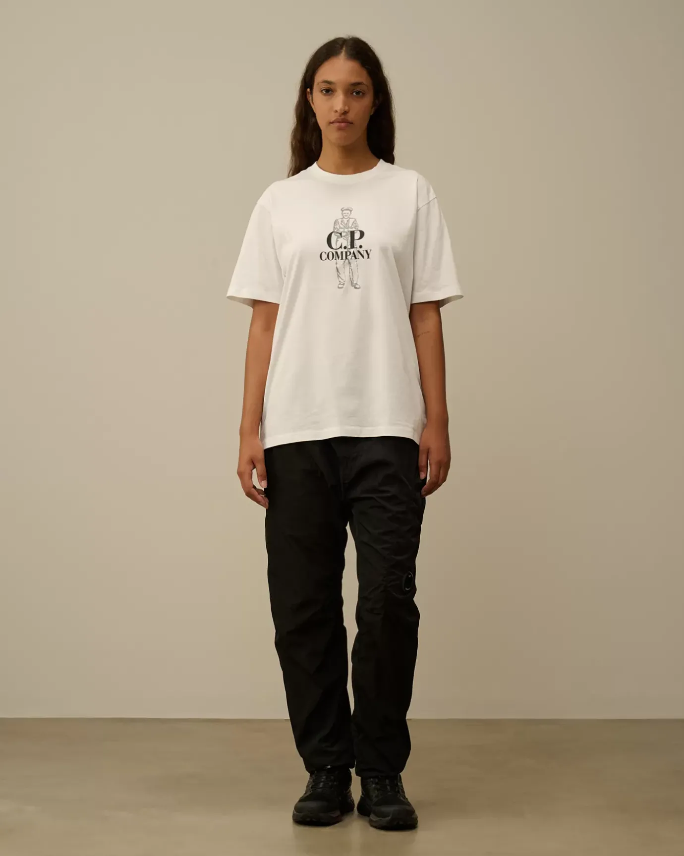Trousers<C.P. Company Chrome-R Track Pants Black