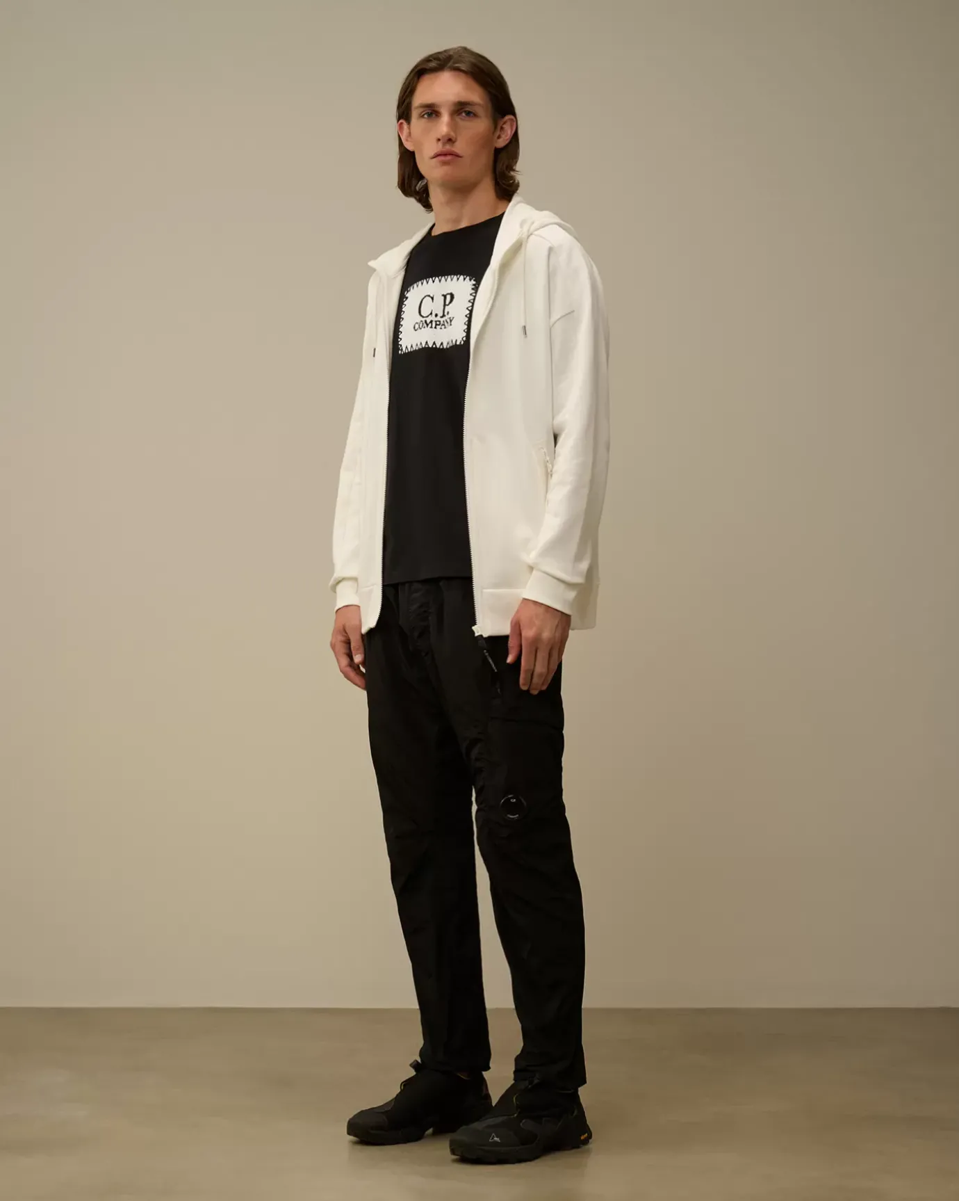 Trousers<C.P. Company Chrome-R Track Pants Black