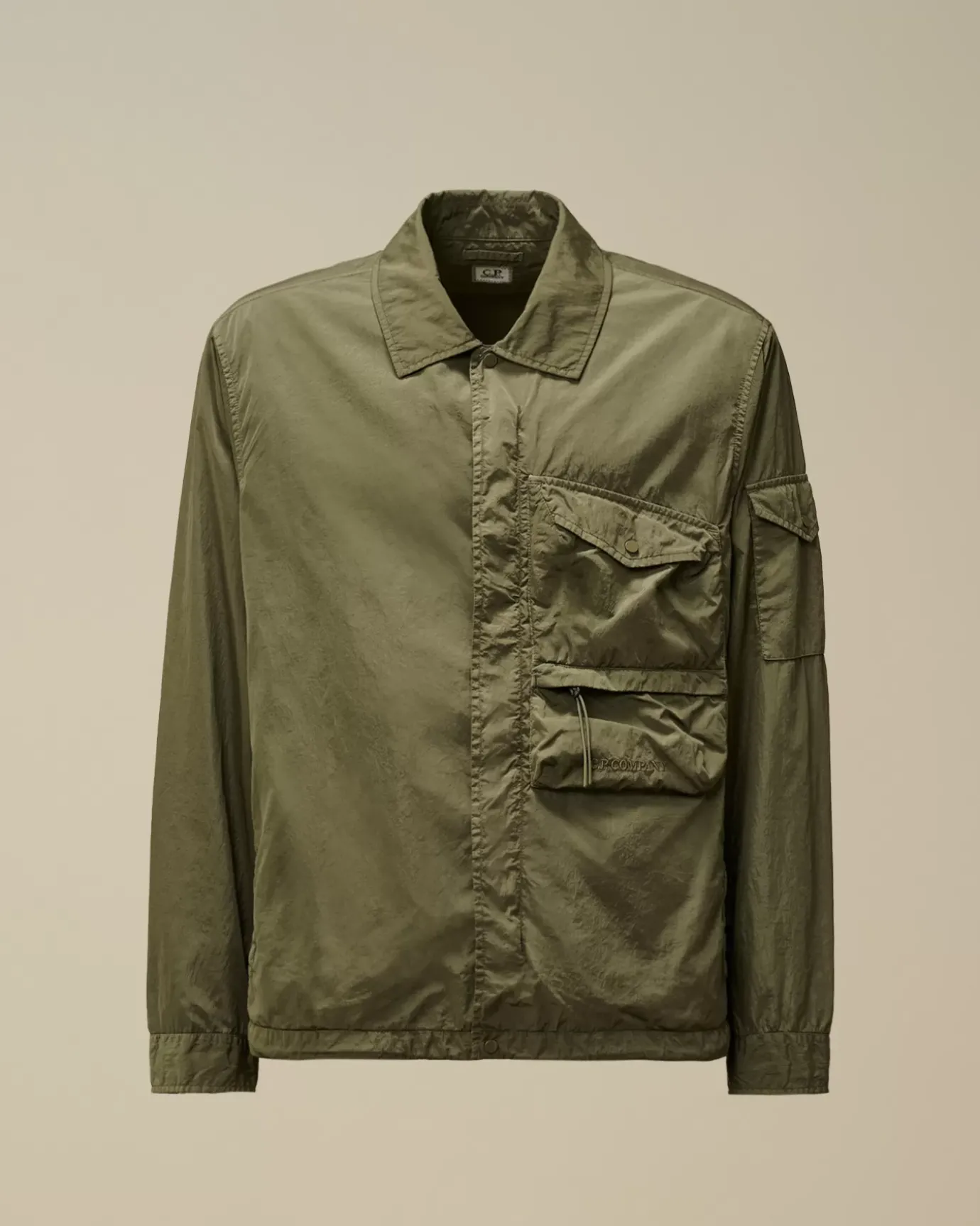 Overshirt<C.P. Company Chrome-R Utility Overshirt Grape Leaf – Green