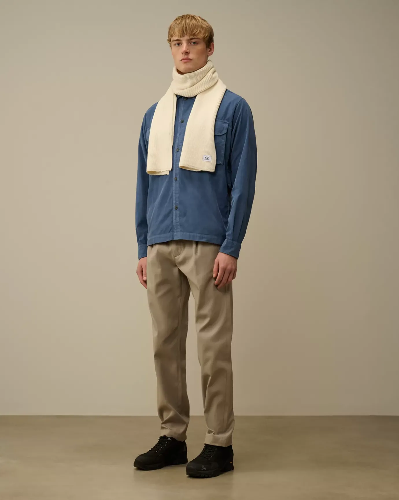 Overshirt<C.P. Company Corduroy Buttoned Overshirt Flint Stone – Blue