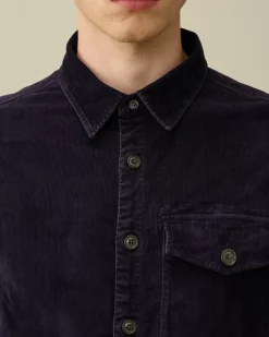 Shirt<C.P. Company Corduroy Lens Buttoned Shirt Nightshade – Purple