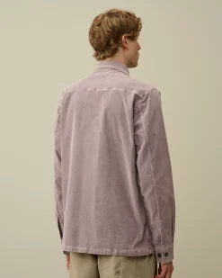 Shirt<C.P. Company Corduroy Lens Buttoned Shirt Purple Dove