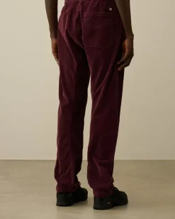 Trousers<C.P. Company Corduroy Lens Cargo Pants Potent Purple