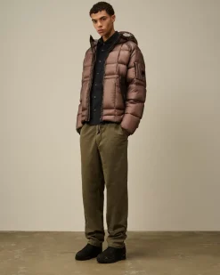 Shirt<C.P. Company Corduroy Single Pocket Shirt Total Eclipse – Blue