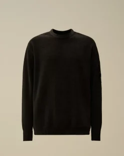 Jumpers<C.P. Company Cotton Chenille Crewneck Knit Black
