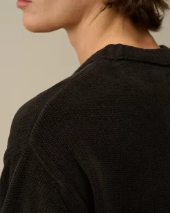 Jumpers<C.P. Company Cotton Chenille Crewneck Knit Black