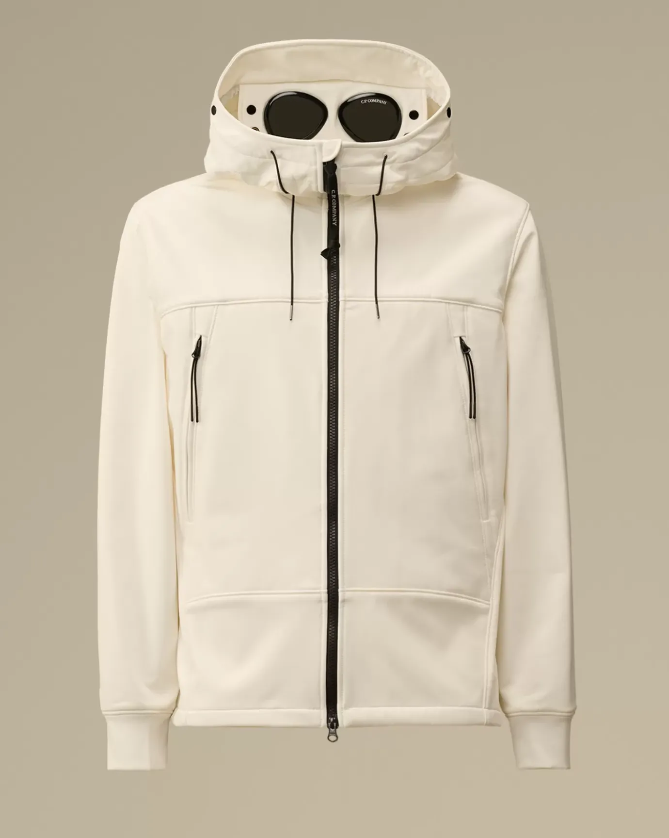 Jacket & Coats<C.P. Company C.P. Shell-R Goggle Jacket Gauze White