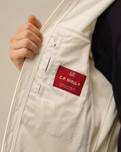 Jacket & Coats<C.P. Company C.P. Shell-R Goggle Jacket Gauze White