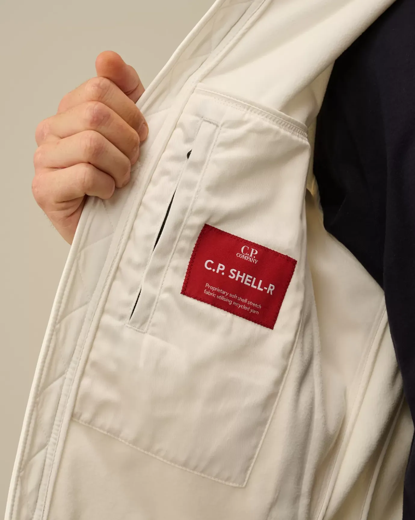Jacket & Coats<C.P. Company C.P. Shell-R Goggle Jacket Gauze White