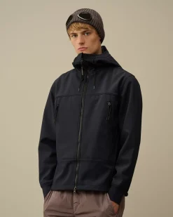 Jacket & Coats<C.P. Company C.P. Shell-R Goggle Jacket Total Eclipse – Blue