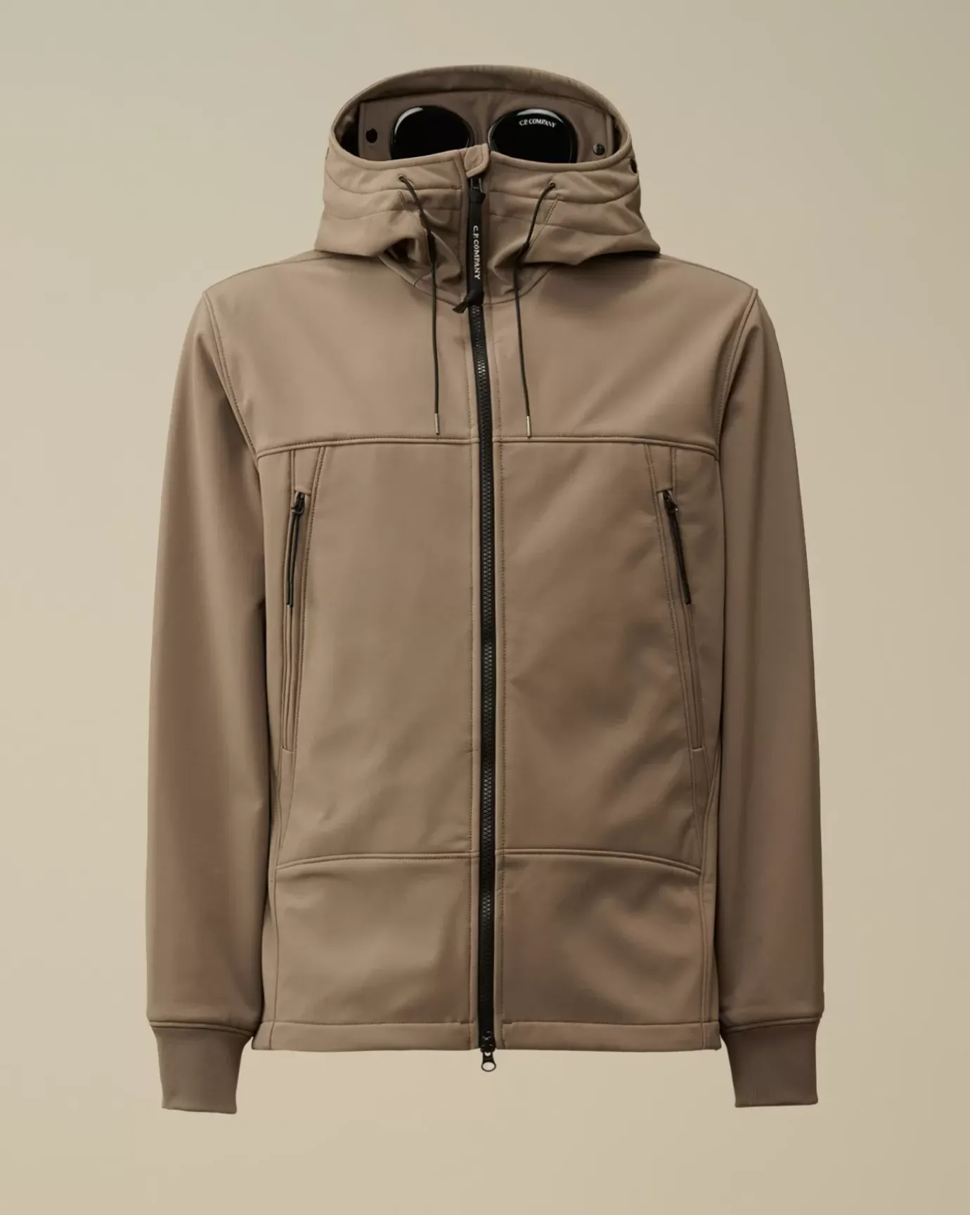 Jacket & Coats<C.P. Company C.P. Shell-R Goggle Jacket Walnut – Beige