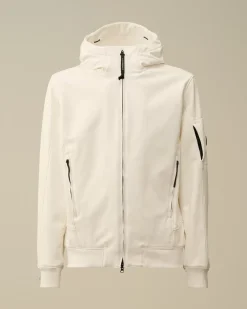 Jacket & Coats<C.P. Company C.P. Shell-R Hooded Jacket Gauze White