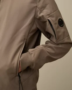 Jacket & Coats<C.P. Company C.P. Shell-R Hooded Jacket Walnut – Beige