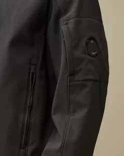 Jacket & Coats<C.P. Company C.P. Shell-R Hooded Jacket Black Sand