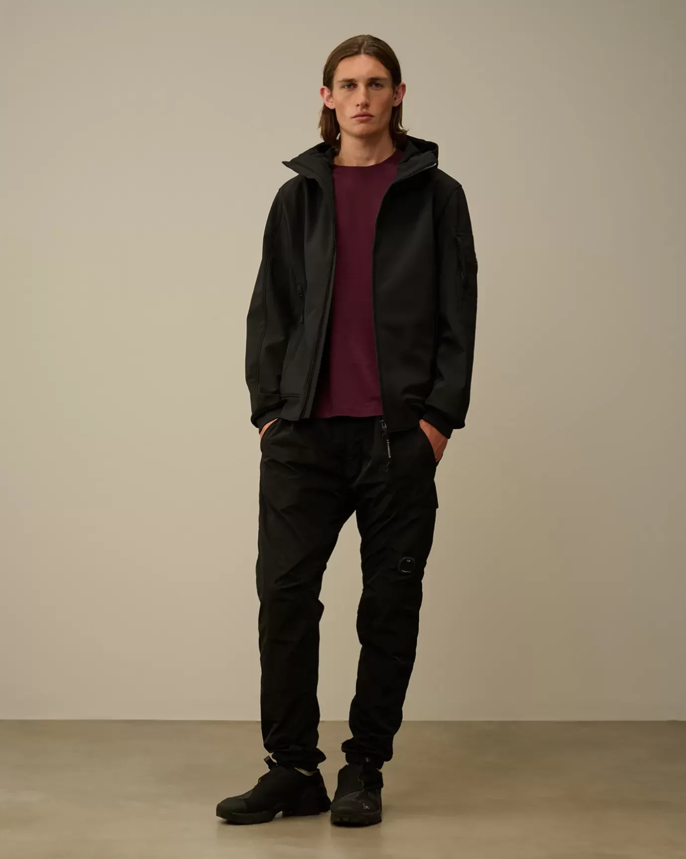 Jacket & Coats<C.P. Company C.P. Shell-R Hooded Jacket Black