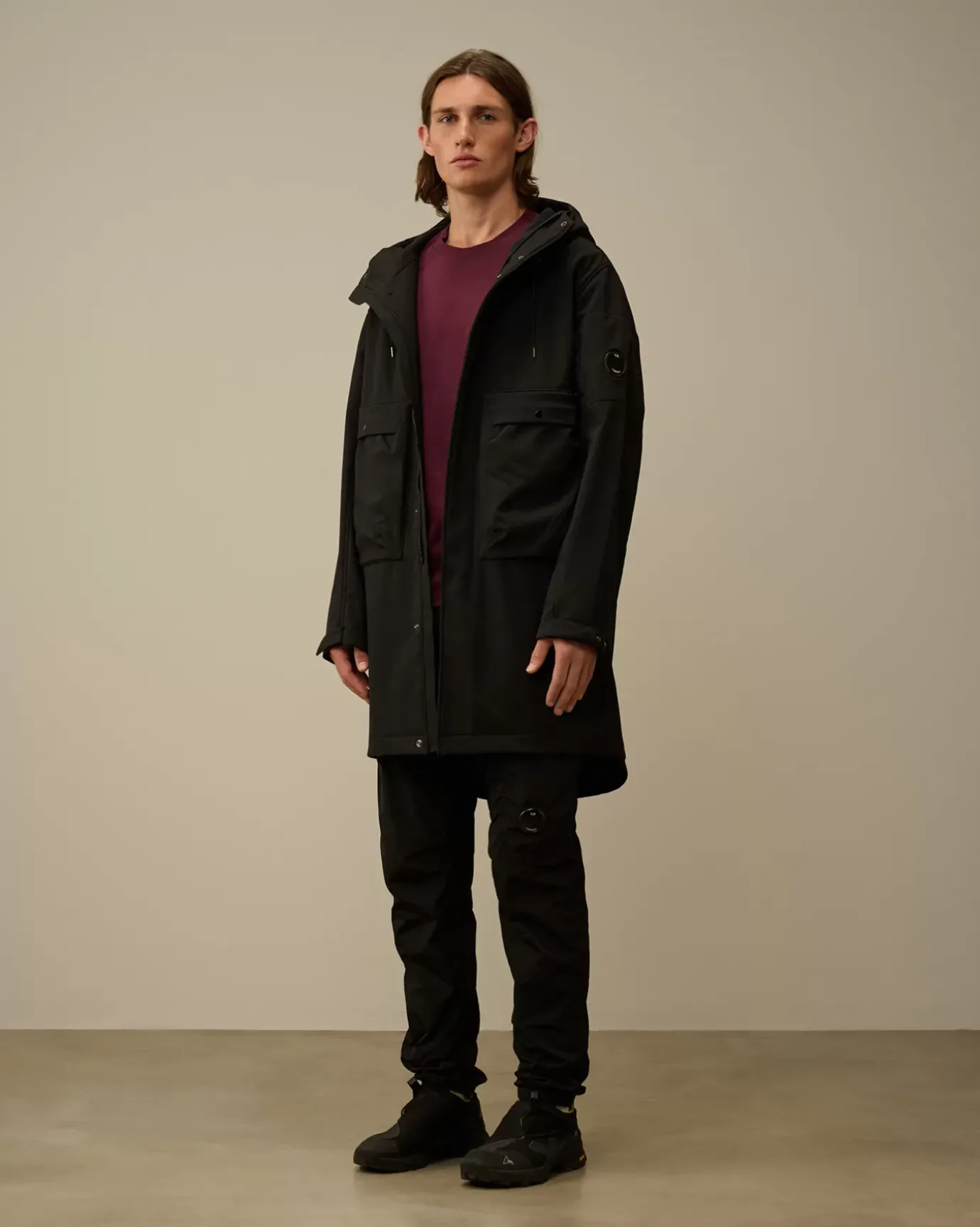 Jacket & Coats<C.P. Company C.P. Shell-R Hooded Parka Jacket Black