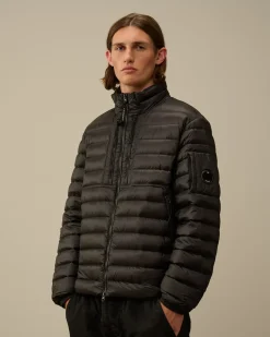 Jacket & Coats<C.P. Company D.D. Shell Collar Zip Down Jacket Black