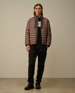 Jacket & Coats<C.P. Company D.D. Shell Collar Zip Down Jacket Purple Dove