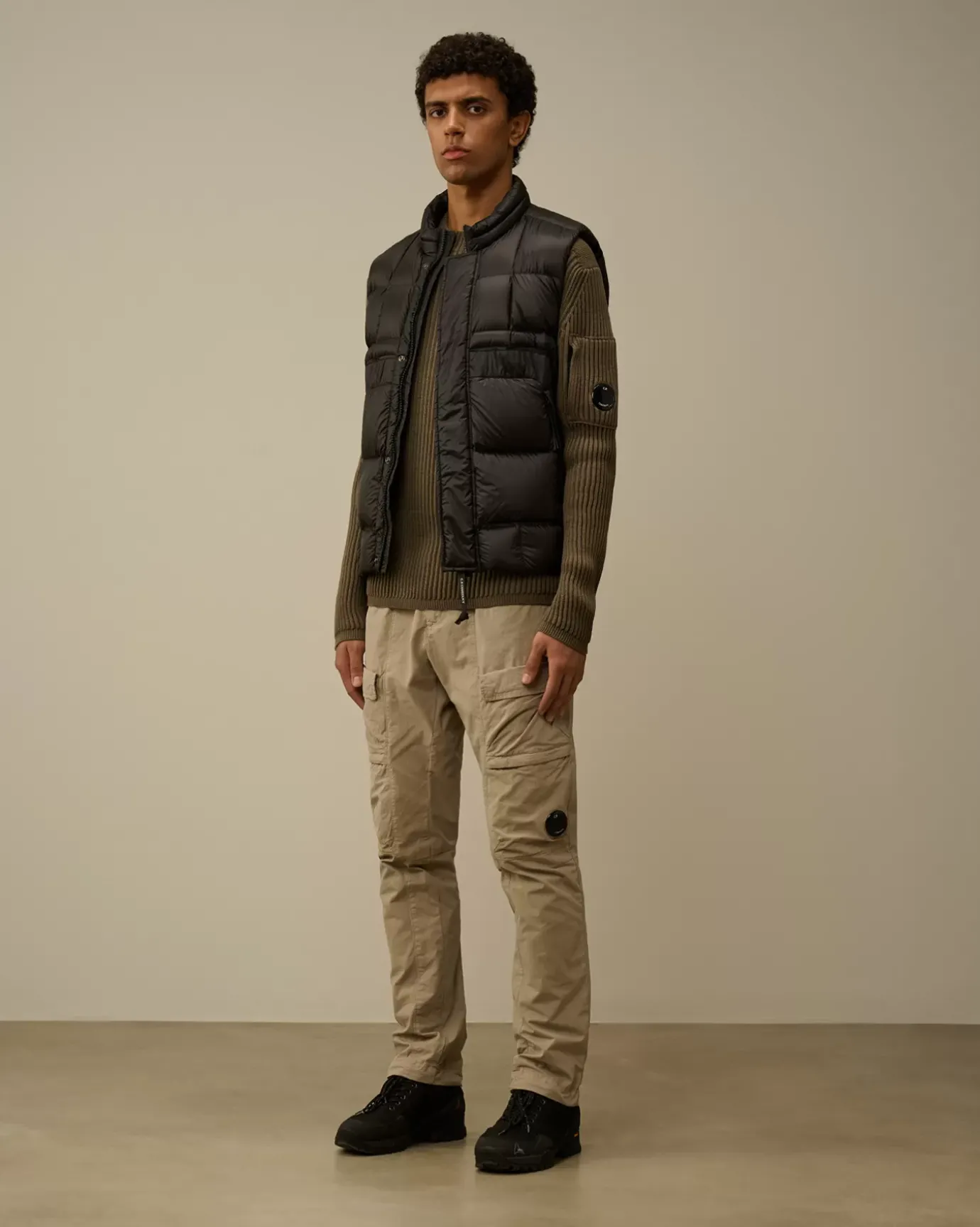 Jacket & Coats<C.P. Company D.D. Shell Down Vest Black