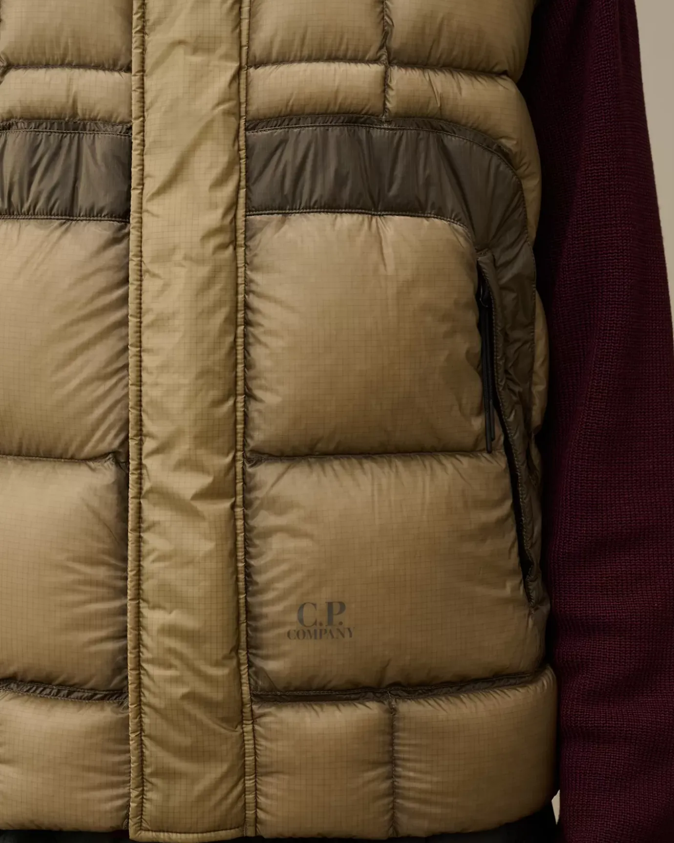 Jacket & Coats<C.P. Company D.D. Shell Down Vest Vintage Khaki – Beige