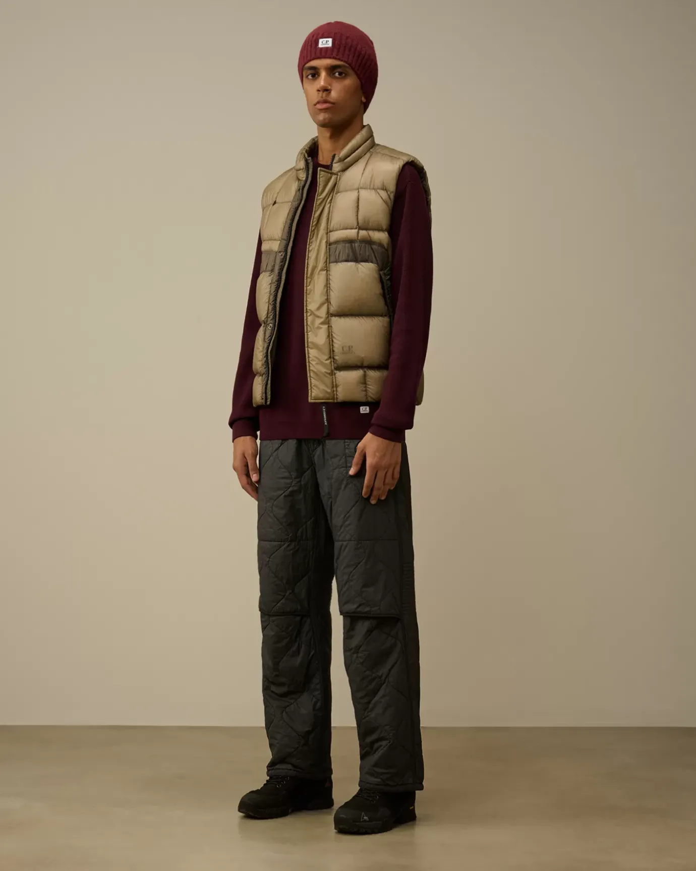 Jacket & Coats<C.P. Company D.D. Shell Down Vest Vintage Khaki – Beige