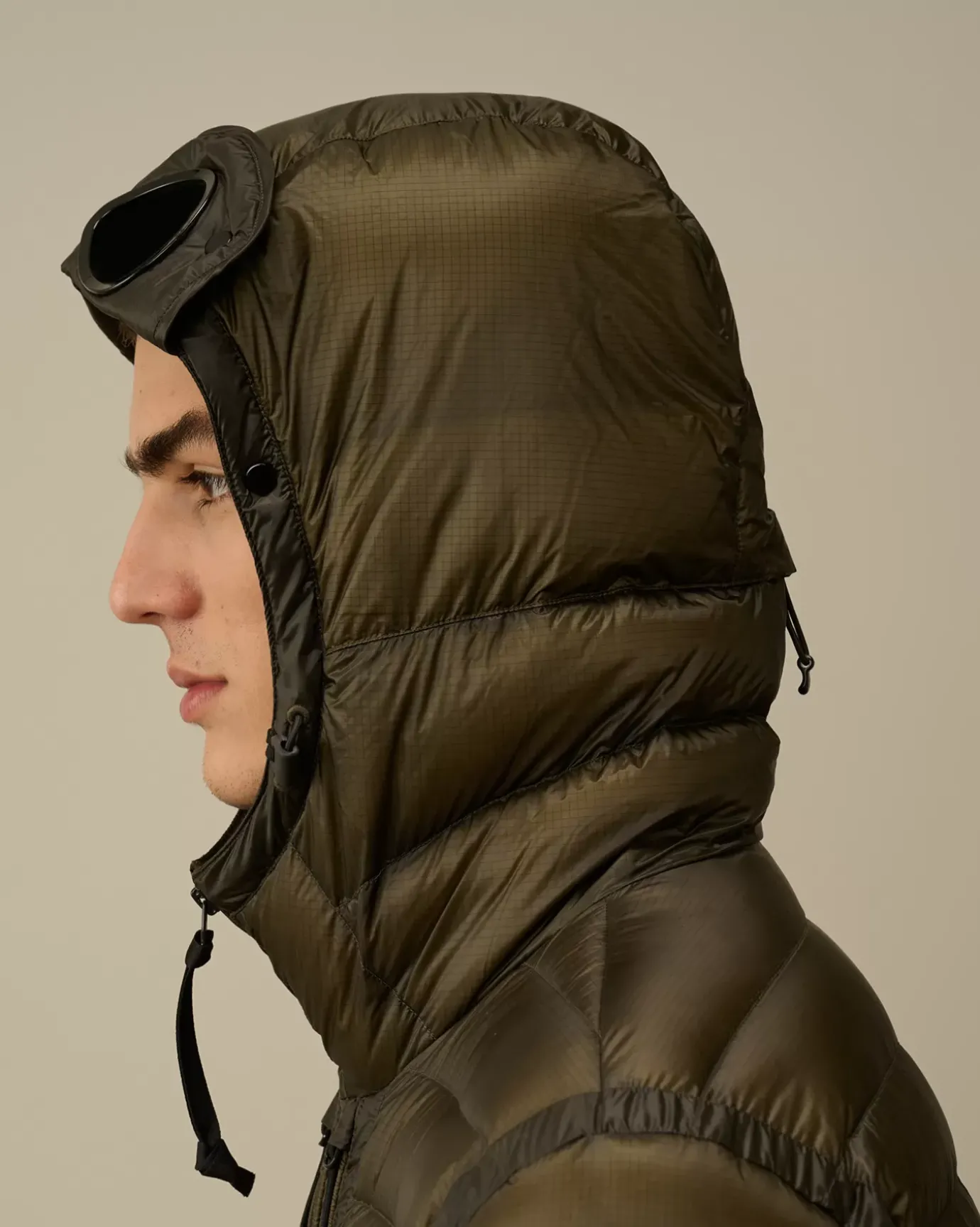 Jacket & Coats<C.P. Company D.D. Shell Goggle Down Jacket Grape Leaf – Green