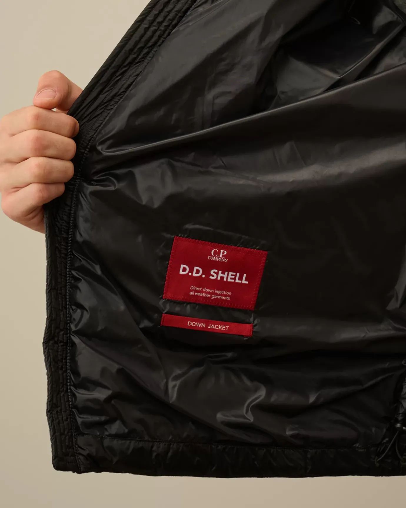 Jacket & Coats<C.P. Company D.D. Shell Goggle Down Jacket Black