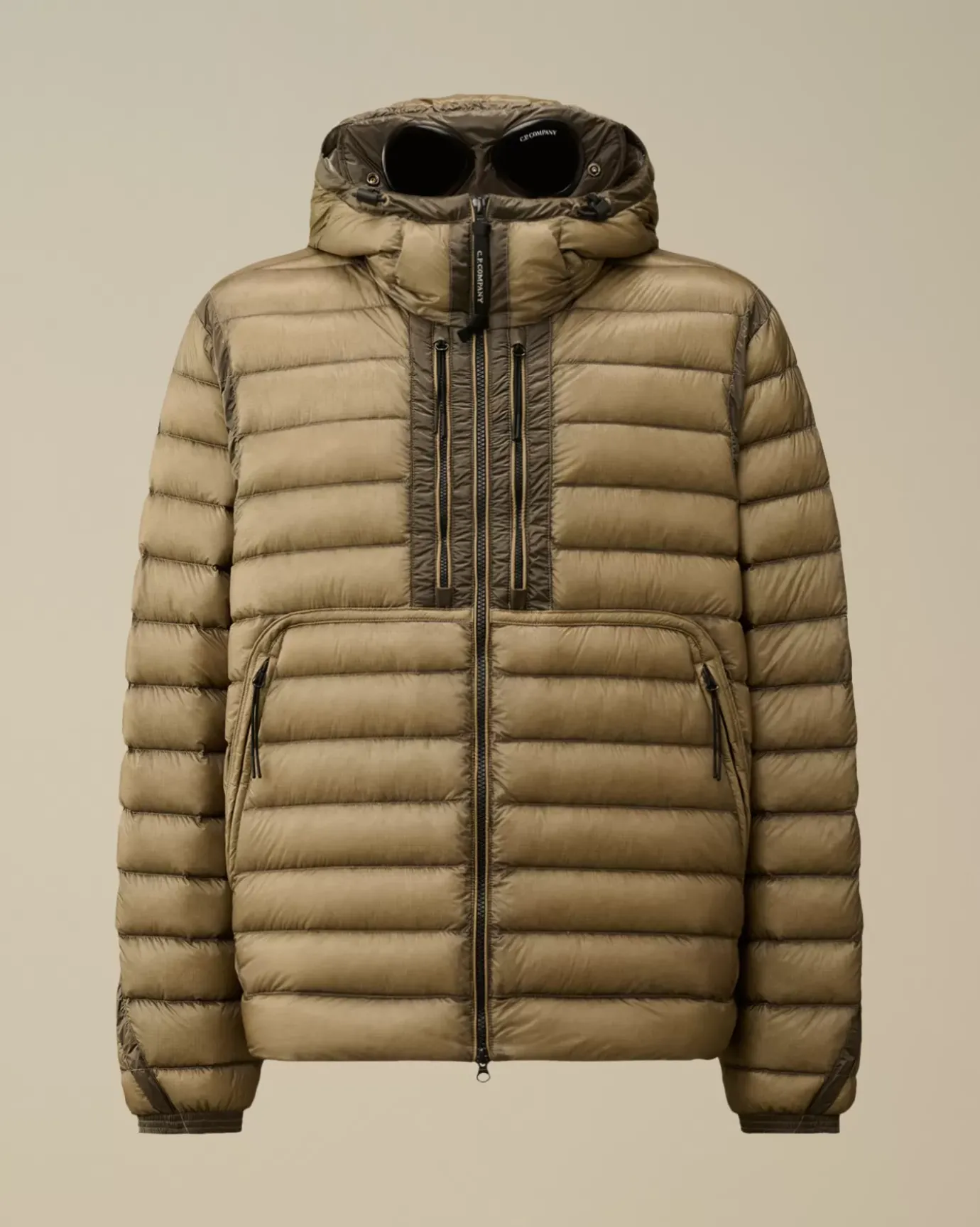 Jacket & Coats<C.P. Company D.D. Shell Goggle Down Jacket Vintage Khaki – Beige