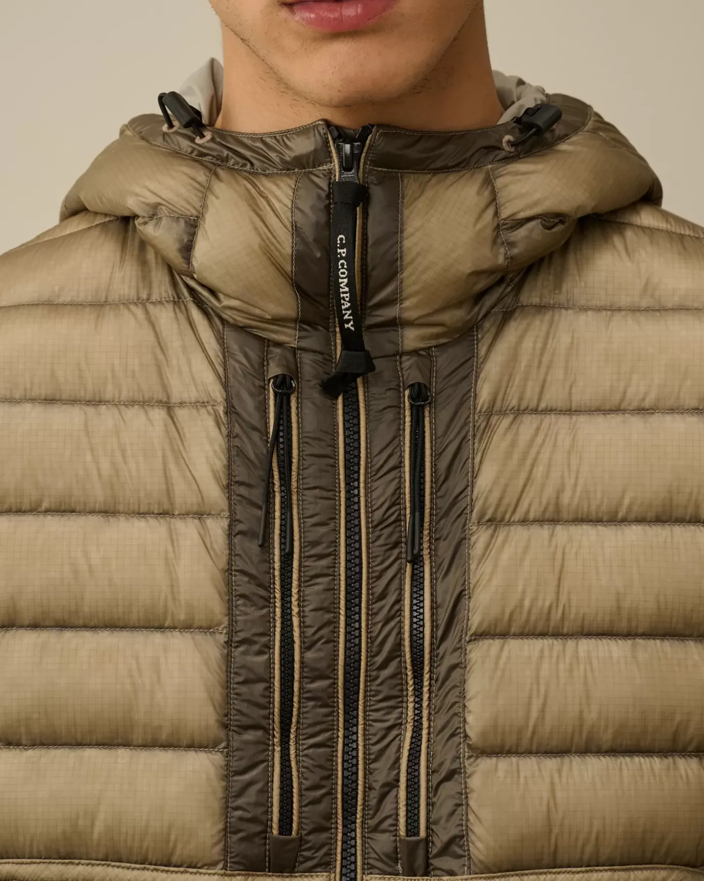 Jacket & Coats<C.P. Company D.D. Shell Goggle Down Jacket Vintage Khaki – Beige