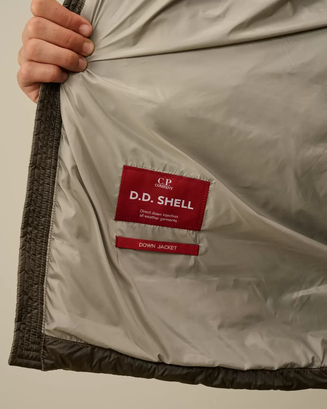 Jacket & Coats<C.P. Company D.D. Shell Goggle Down Jacket Vintage Khaki – Beige
