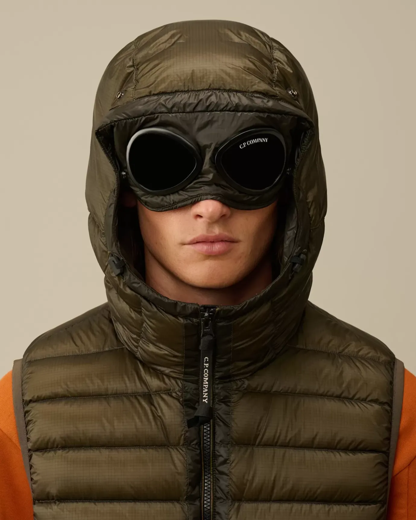 Jacket & Coats<C.P. Company D.D. Shell Goggle Down Vest Grape Leaf – Green