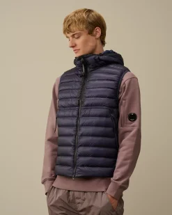 Jacket & Coats<C.P. Company D.D. Shell Goggle Down Vest Estate Blue