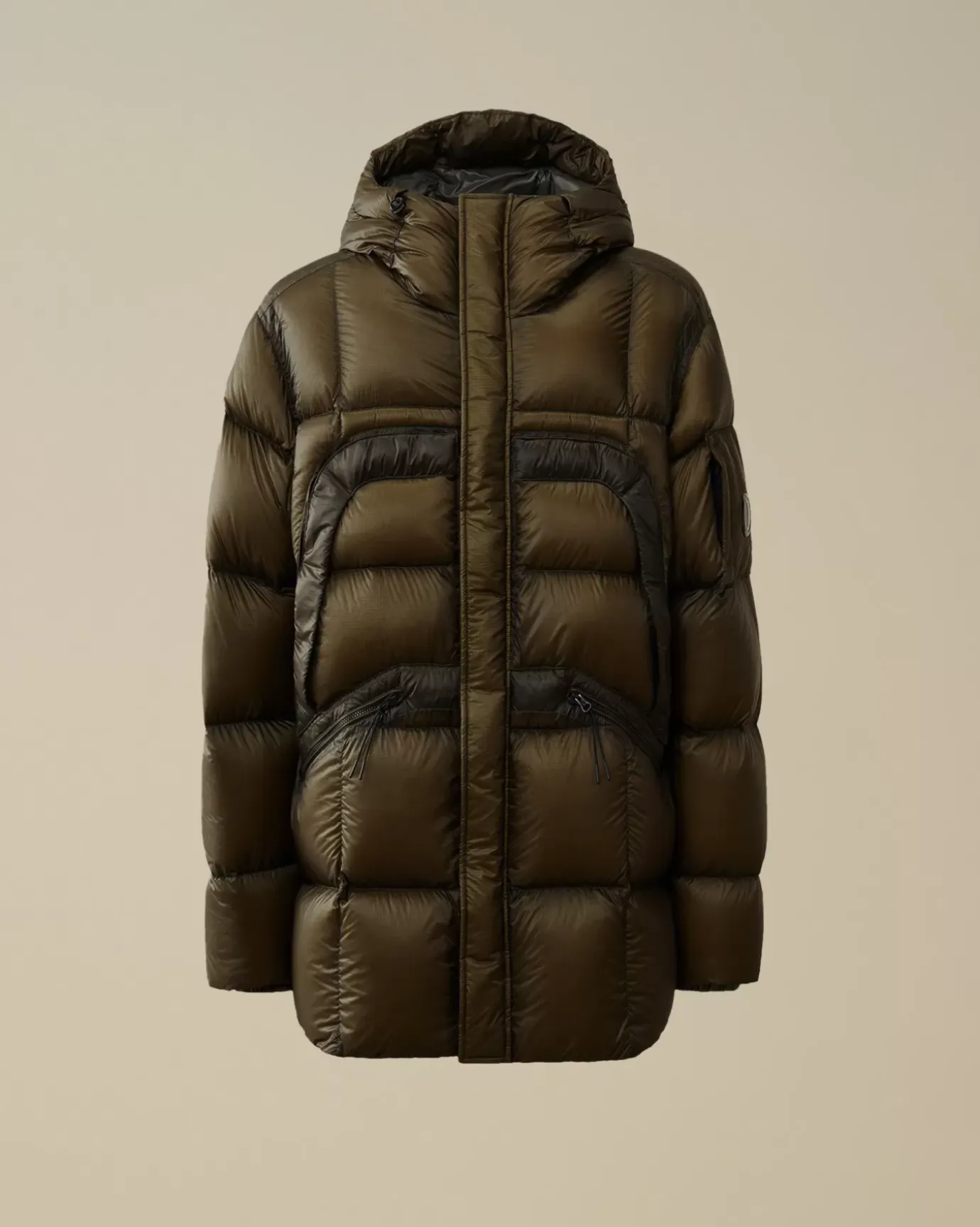 Jacket & Coats<C.P. Company D.D. Shell Hooded Long Down Jacket Grape Leaf – Green