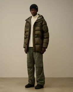 Jacket & Coats<C.P. Company D.D. Shell Hooded Long Down Jacket Grape Leaf – Green